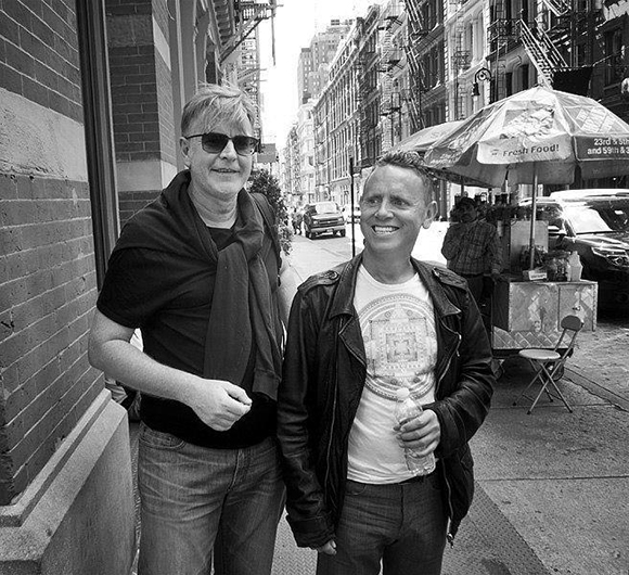 Martin Gore & Andrew Fletcher, Soho, New York, 10.9.2012