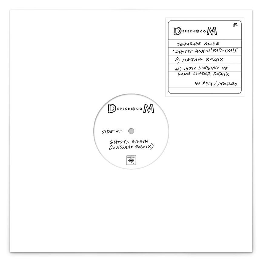 Ghosts Again (Remixes) 12" White Label vinyl