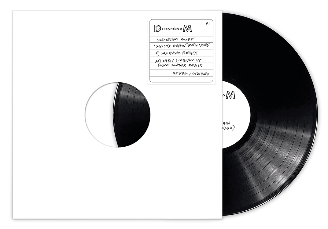 Ghosts Again (Remixes) 12" White Label vinyl
