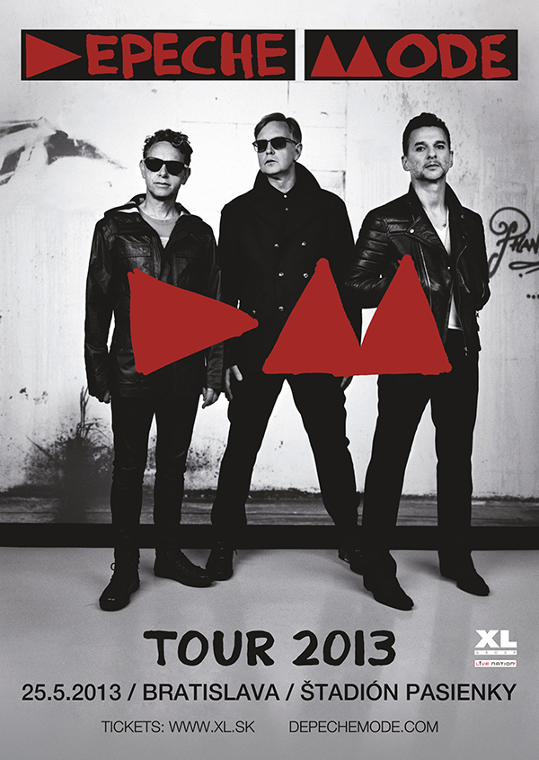 Plagát - Depeche Mode, 25.5.2013, Bratislava