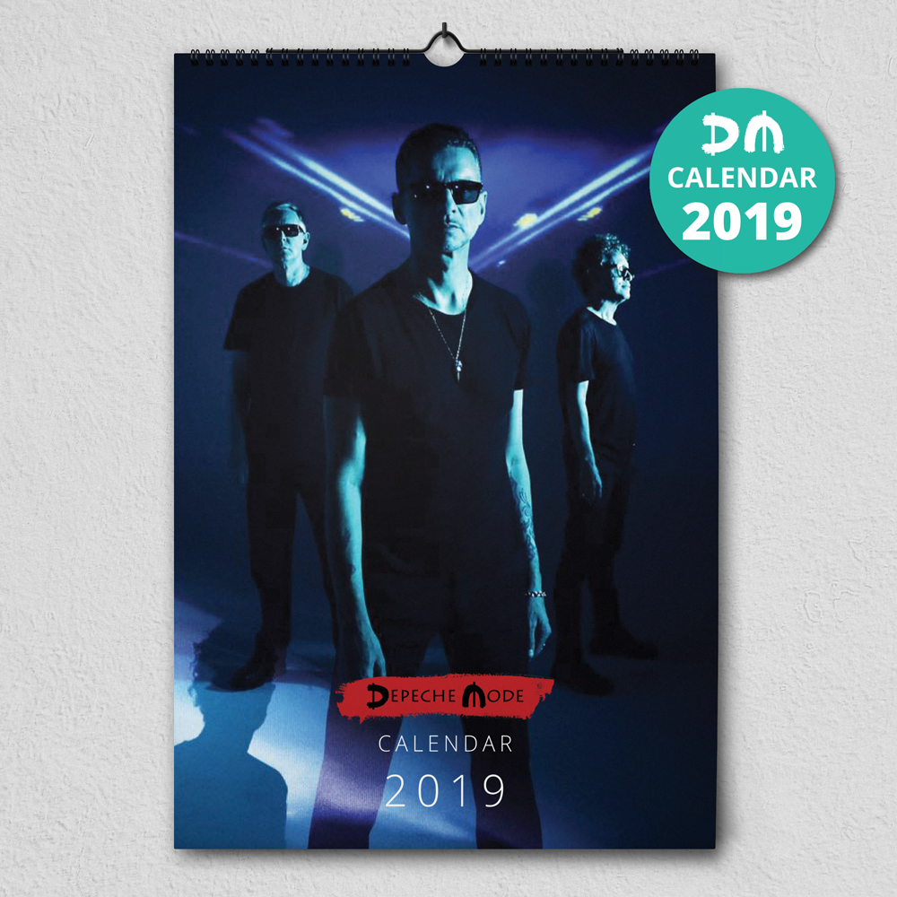 Nástenný kalendár Depeche Mode 2019