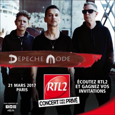 Depeche Mode v Paríži - aktualizované