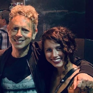 Martin Gore na koncerte svojej dcéry Avy