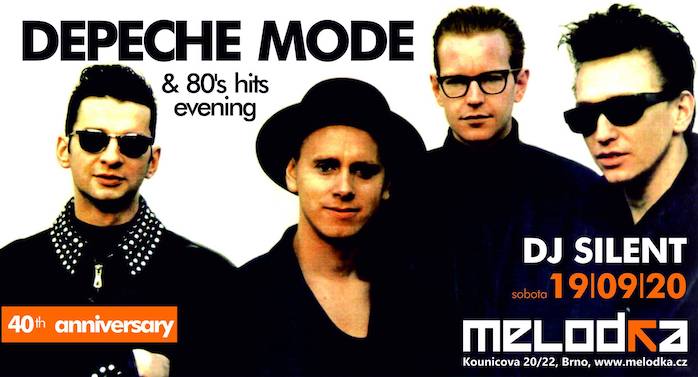 Plagát akcie: Depeche mode evening party