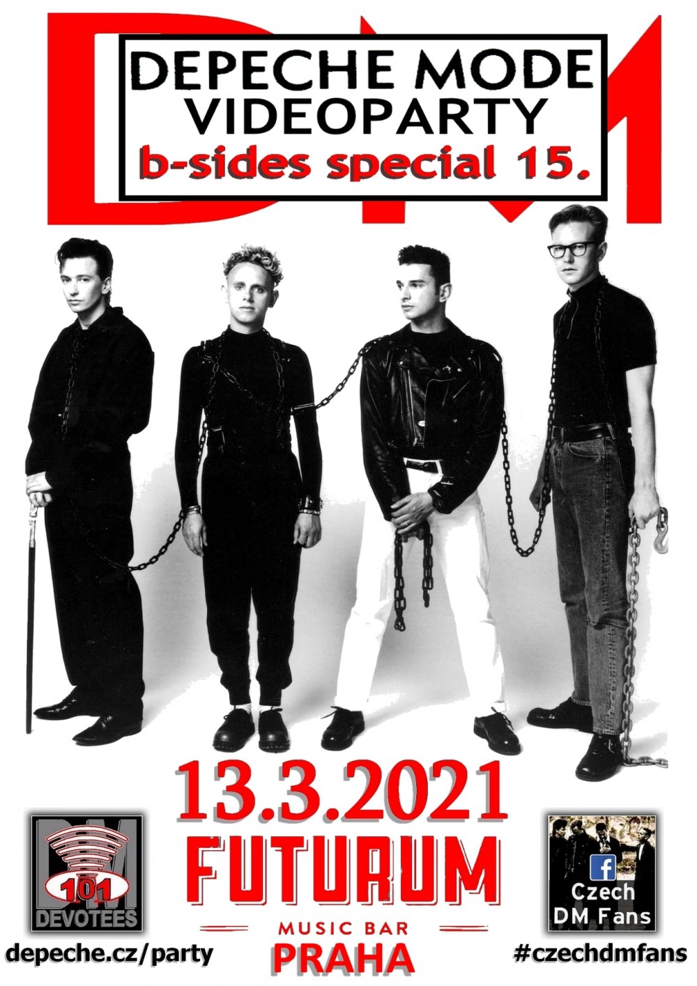 Plagát akcie: Depeche Mode B-Sides special 15.- Zrušeno