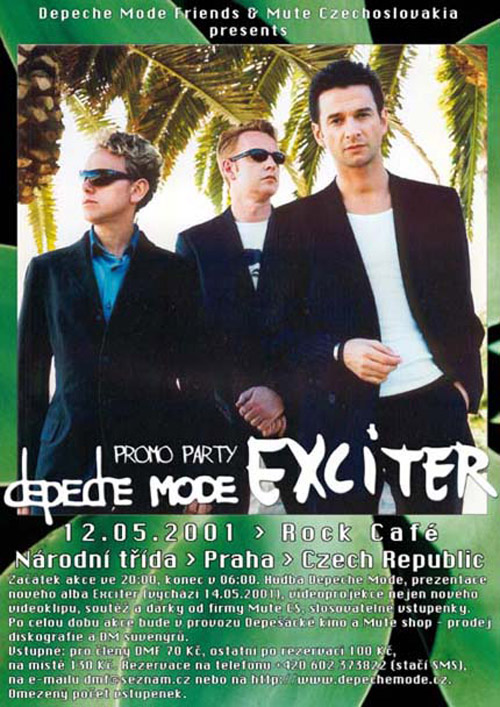 Plagát akcie: Exciter Depeche Mode Promo Party