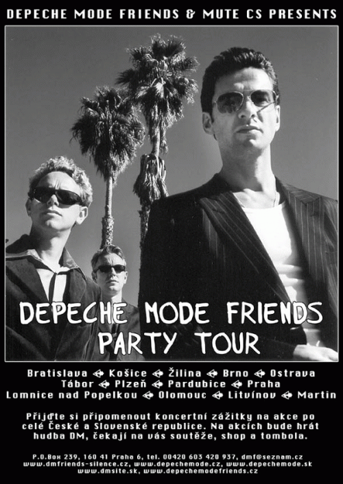 Plagát: Depeche Mode Friends Party Tour