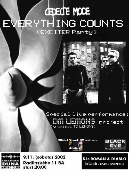 Plagát akcie: Everything Counts Exciter Party