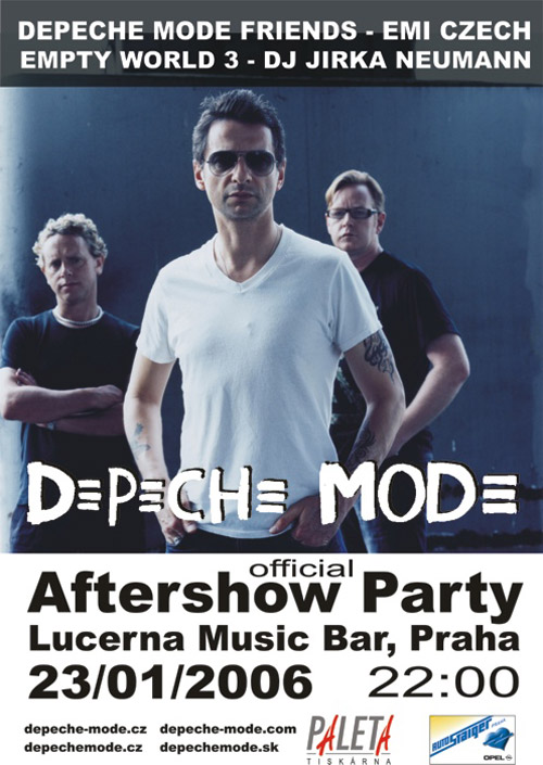 Plagát akcie: Depeche Mode Official Afterparty 2006