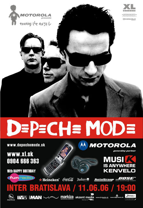 Plagát akcie: Koncert Depeche Mode 2006