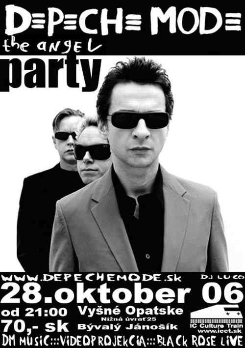 Plagát akcie: Depeche Mode Angel Party