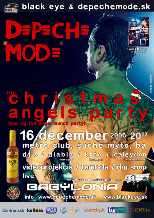 Plagát akcie: Depeche Mode Christmas Angels Party