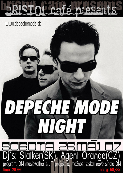Plagát: Depeche Mode Night