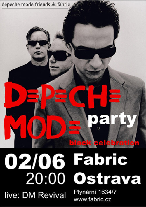 Plagát akcie: Depeche Mode Friends Party - Black Celebration