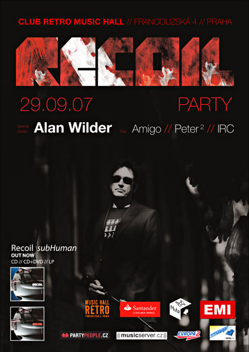 Plagát akcie: Alan Wilder & Recoil Party