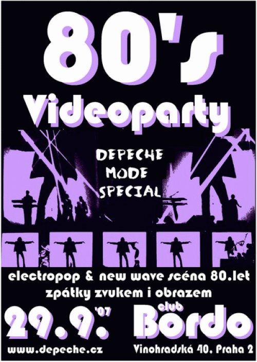 Plagát: 80's Videoparty (Depeche Mode Special)