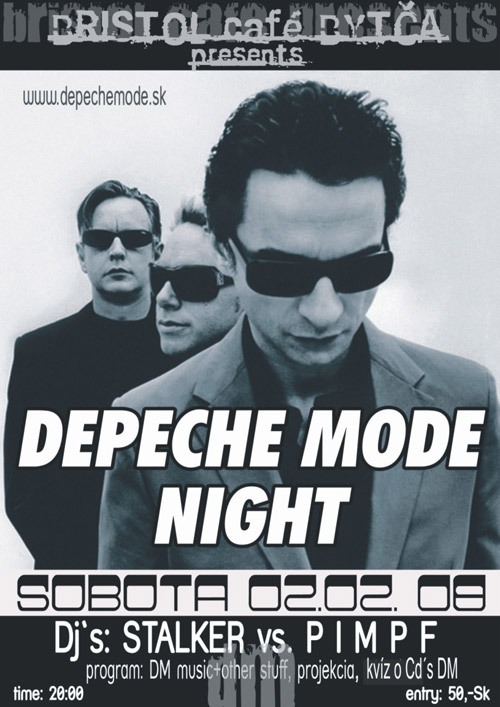 Plagát akcie: Depeche Mode Night