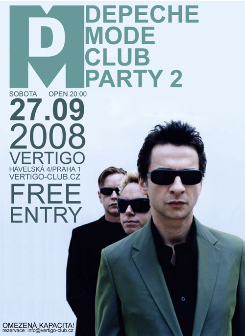 Plagát akcie: Depeche Mode Club Party 2