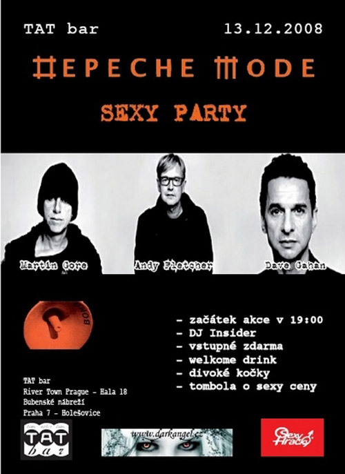 Plagát akcie: Depeche Mode Sexy Party