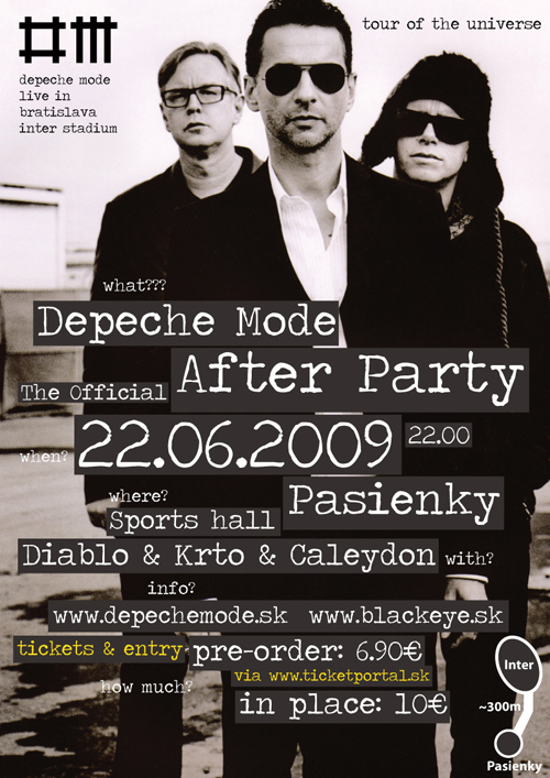 Plagát akcie: Tour Of The Universe Official After Party