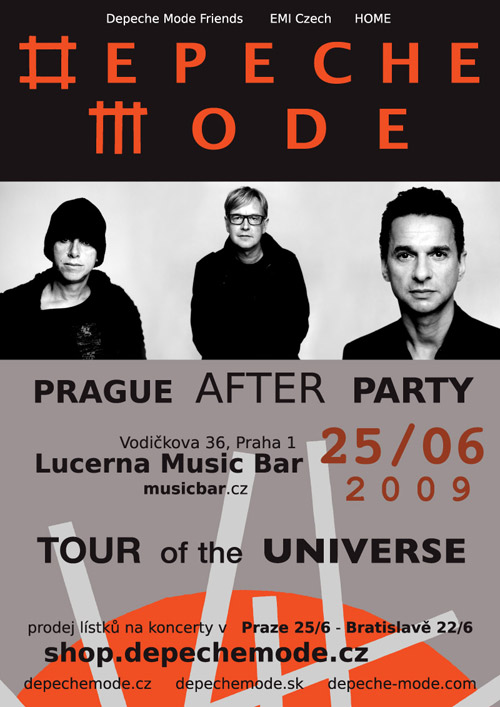 Plagát akcie: Depeche Mode After Party