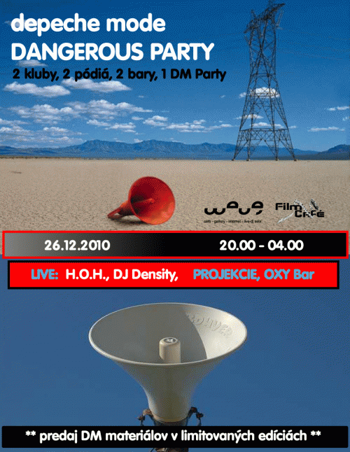 Plagát: Depeche Mode Dangerous Party