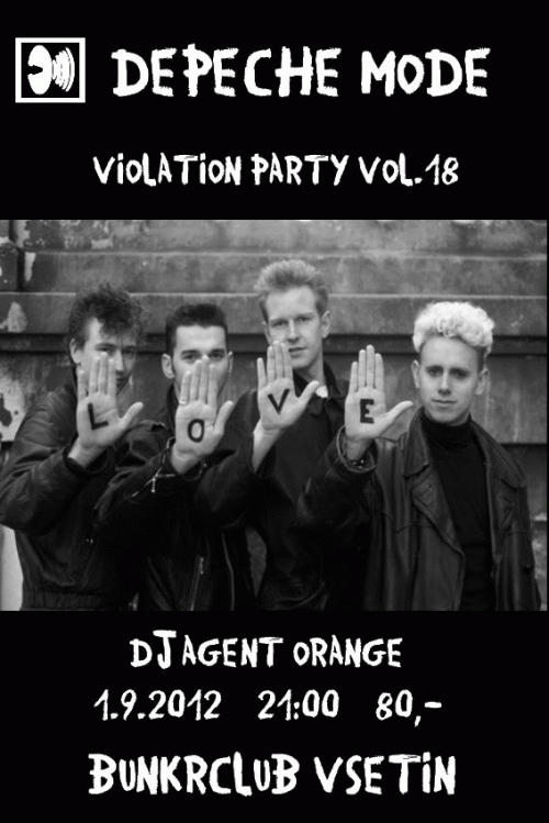 Plagát akcie: Depeche Mode Violation party vol.18