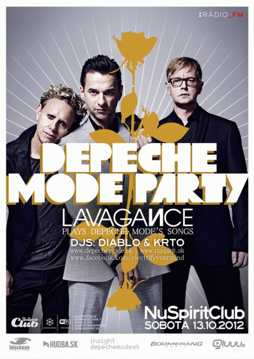 Plagát: Depeche Mode Black Angels Party