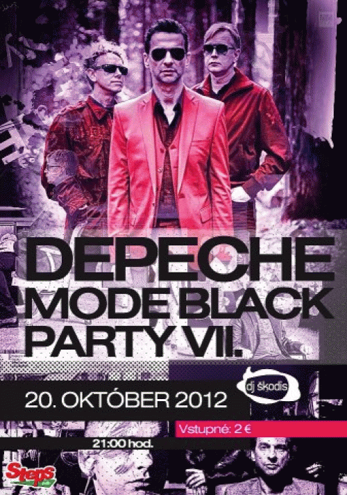 Plagát akcie: Depeche Mode Black Party VII.