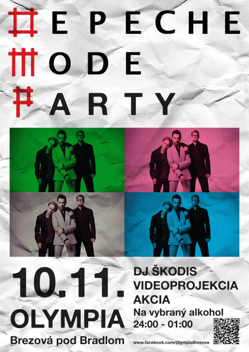 Plagát: Depeche Mode Party