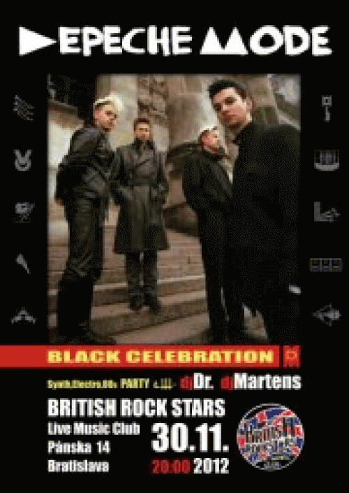 Plagát akcie: Depeche Mode Black Celebration Party