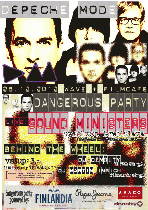 Plagát akcie: Depeche Mode Dangerous Party VI.
