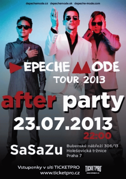 Plagát: Depeche Mode Tour 2013 - Official After Party 