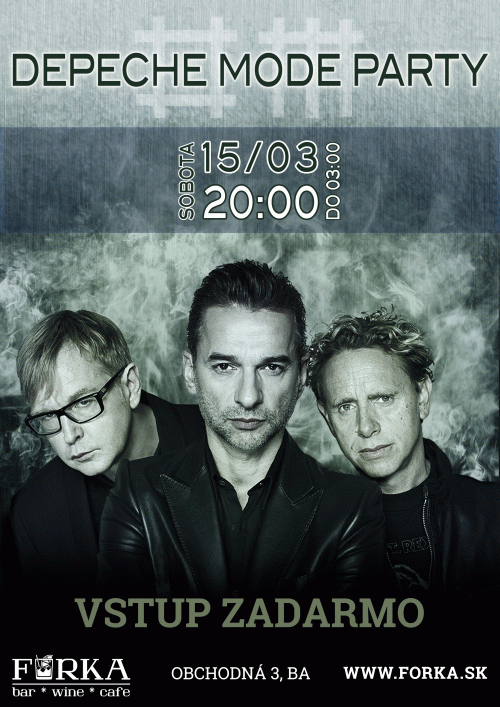 Plagát akcie: Depeche Mode Video Party