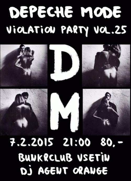 Plagát akcie: Depeche Mode Violation party vol.25