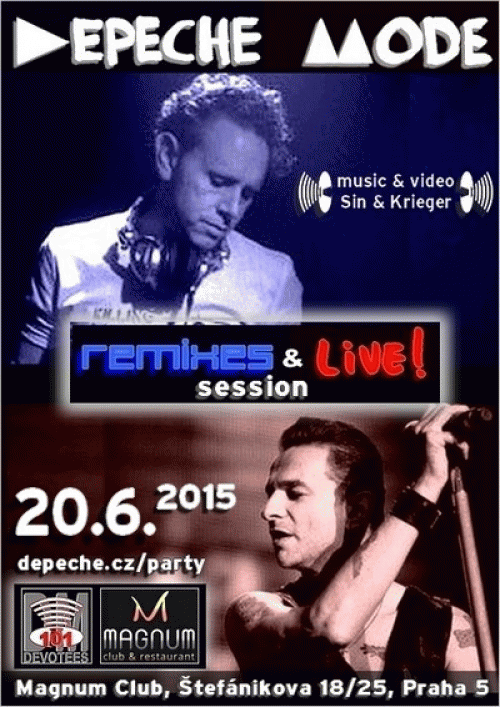 Plagát: Depeche Mode Remixes & Live session