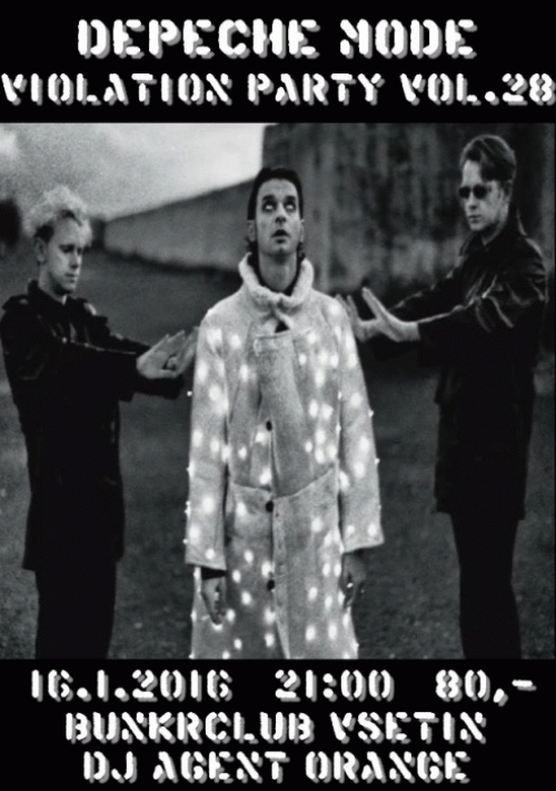 Plagát akcie: Depeche Mode Violation party vol.28