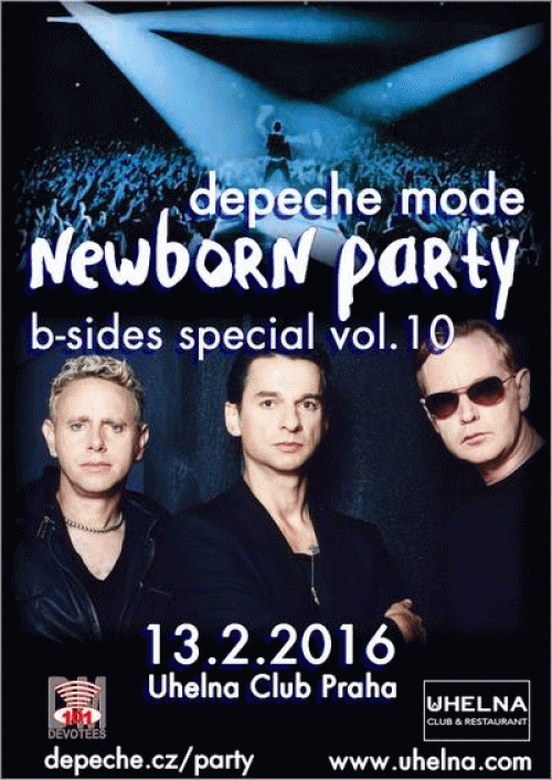 Plagát: Depeche Mode Newborn Party - B-Sides Special 10
