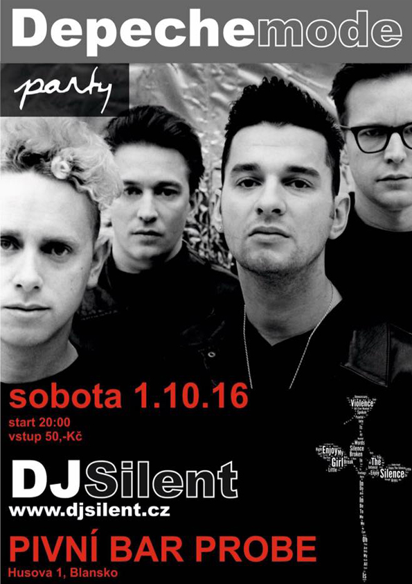 Plagát: Depeche Mode party