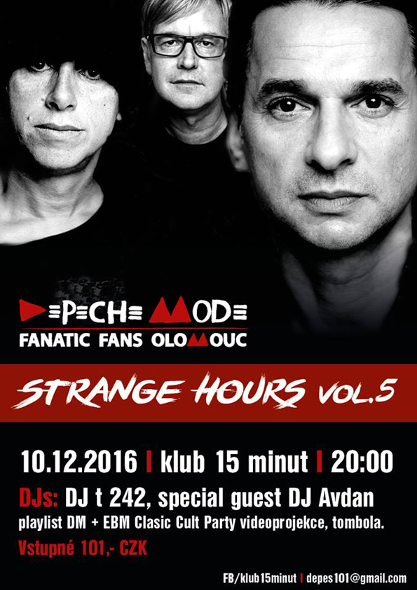 Plagát akcie: Depeche Mode Party Strange hours vol.5