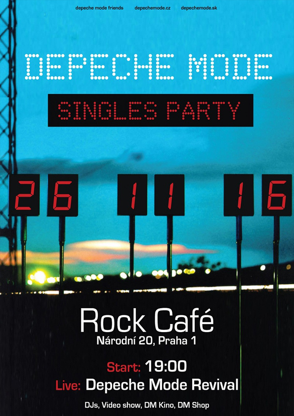 Plagát akcie: Depeche Mode The Singles Party