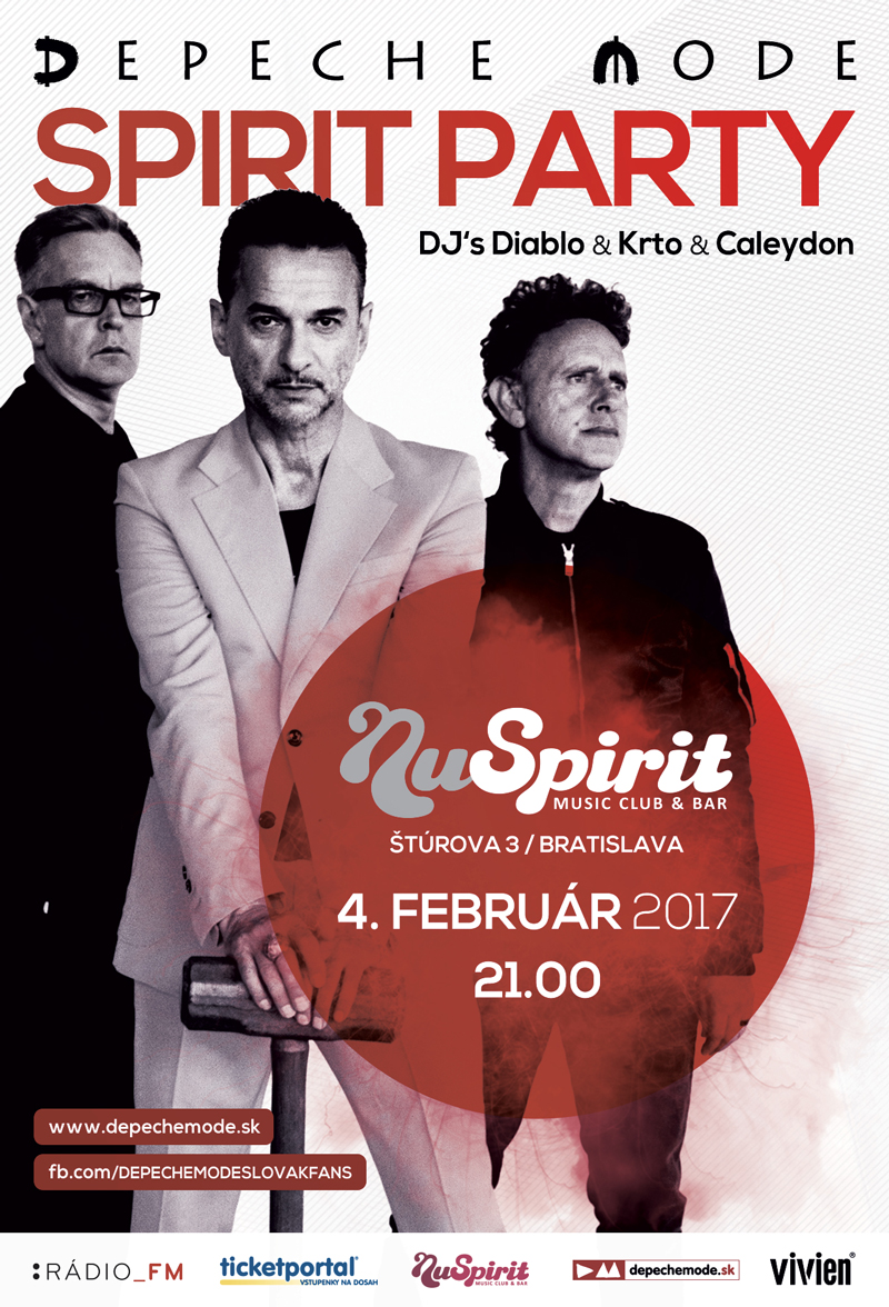 Plagát akcie: Depeche Mode Spirit Party