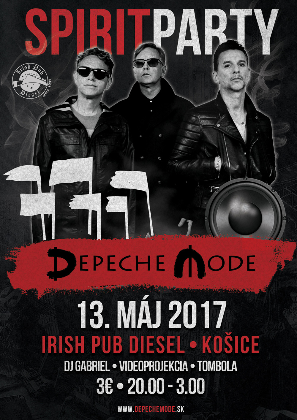 Plagát: Depeche Mode Spirit Party