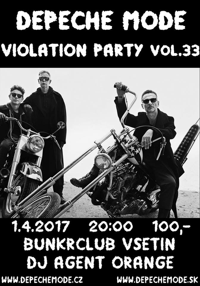 Plagát: Depeche Mode Violation party vol.33