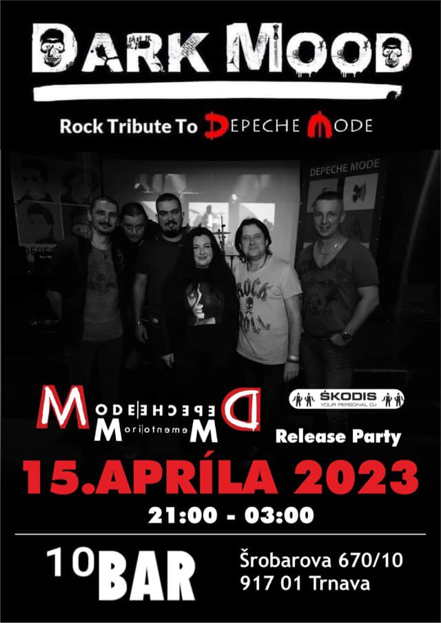 Plagát: Depeche Mode Release Party + DARK MOOD Rock Tribute to DM Live