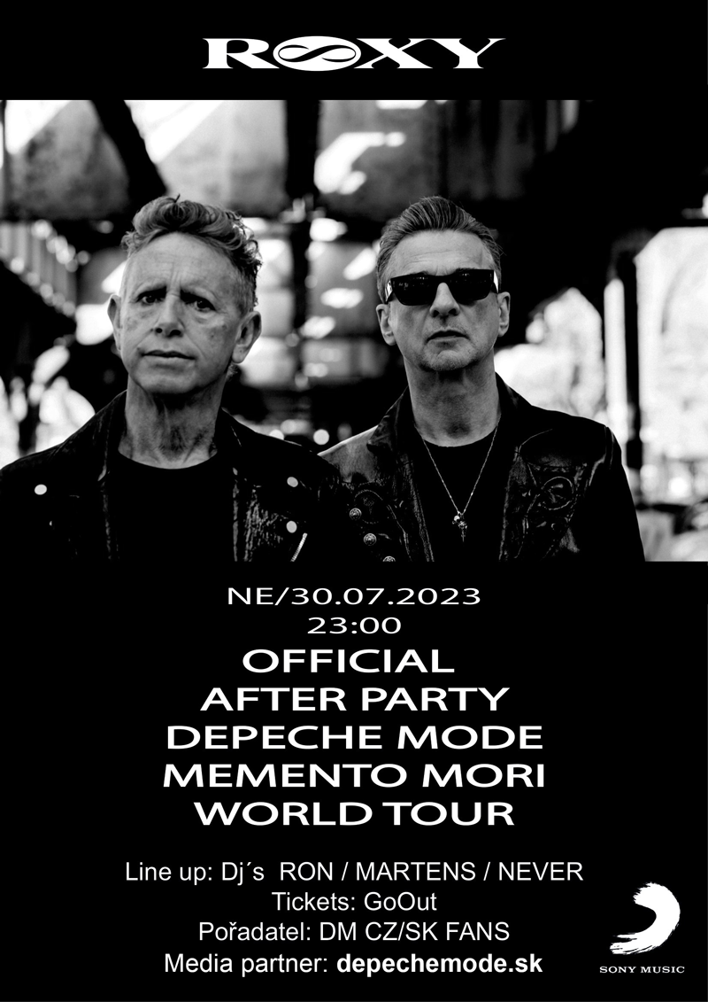 Praha: Official Depeche Mode After Party
