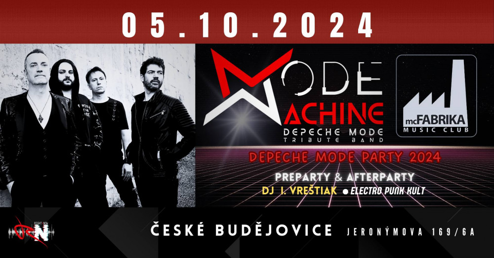 Plagát akcie: Depeche Mode Party