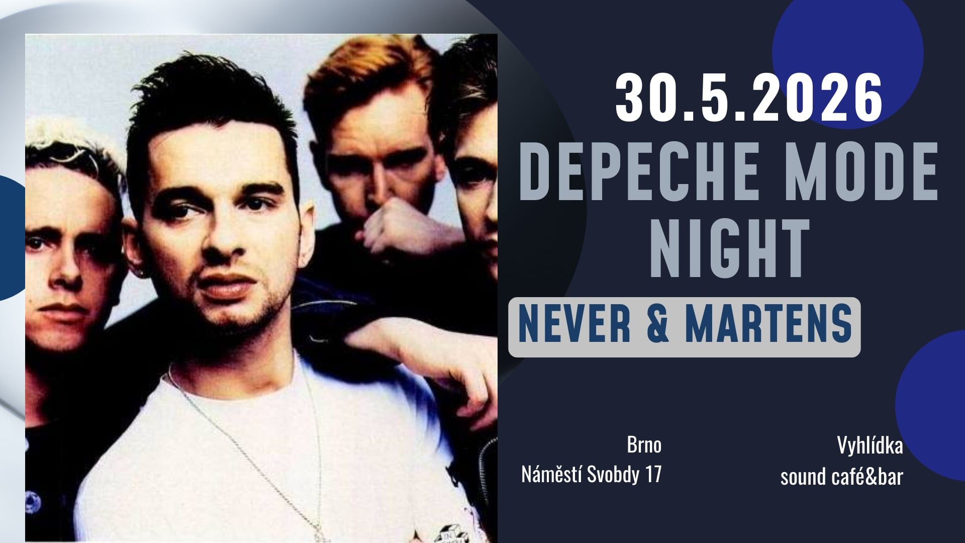 Plagát akcie: Depeche Mode Night