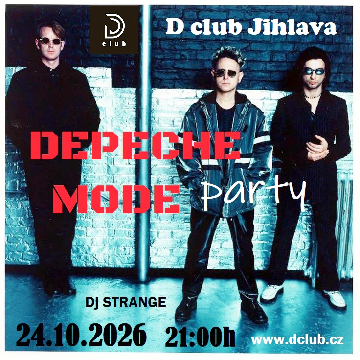 Plagát akcie: Depeche Mode Party