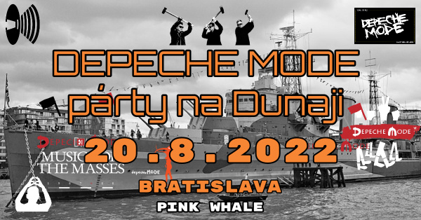 Plagát: DEPECHE MODE párty Loď na Dunaji